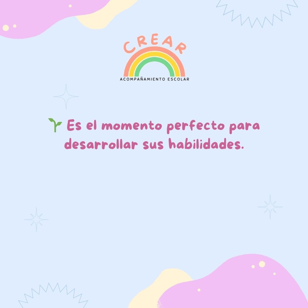 Trabajo escolar en CREAR